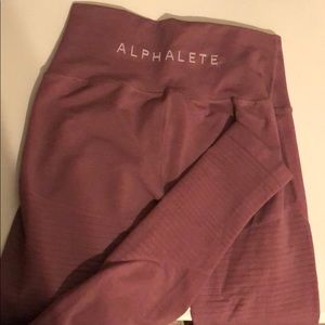 Mauve Alphalete Revival leggings size Medium